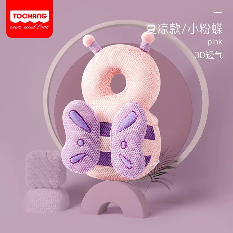 Baby Safety Head Protector Soft PP Cotton Cartoon Toddler Backpack Cushion Infant Child Headgear First Walk anti Collision