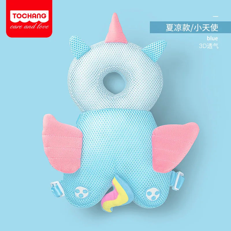 Baby Safety Head Protector Soft PP Cotton Cartoon Toddler Backpack Cushion Infant Child Headgear First Walk anti Collision