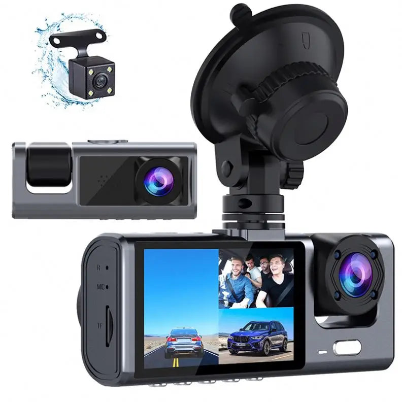 3-Channel Dash Cam