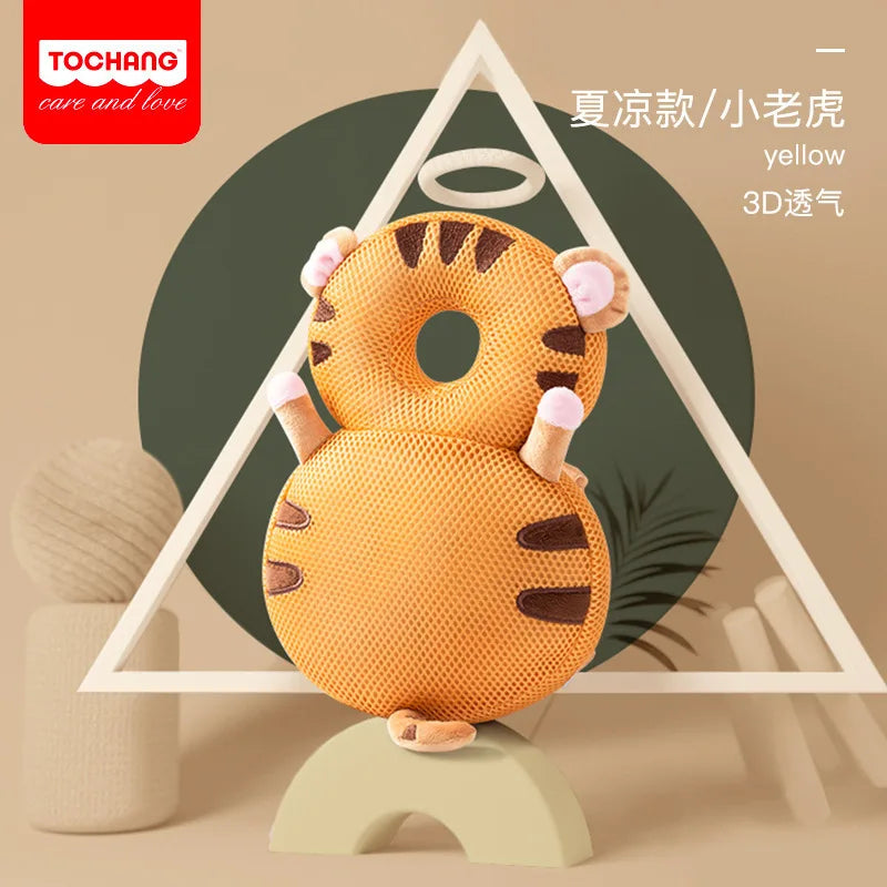 Baby Safety Head Protector Soft PP Cotton Cartoon Toddler Backpack Cushion Infant Child Headgear First Walk anti Collision
