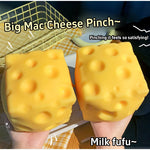 Cheese Squeeze Fidget Toy – Slow Rebound Stress Relief Squishy