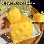 Cheese Squeeze Fidget Toy – Slow Rebound Stress Relief Squishy