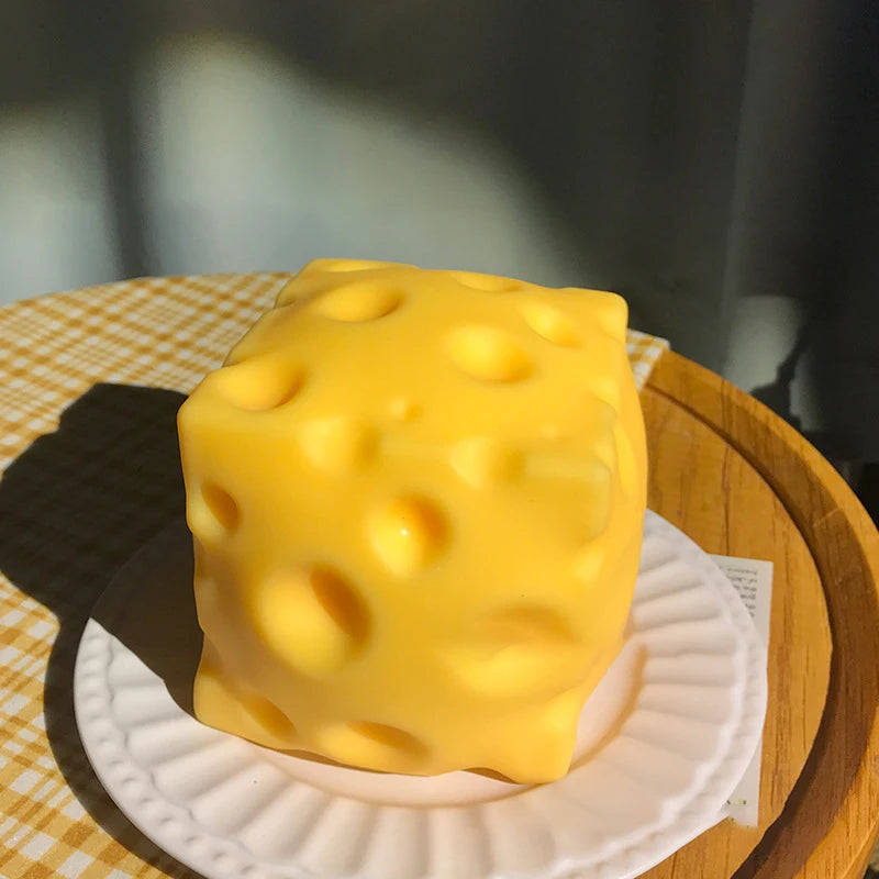 Cheese Squeeze Fidget Toy – Slow Rebound Stress Relief Squishy