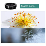 3-in-1 Phone Lens Kit – Wide Angle, Fisheye & Macro Clip-On Lenses