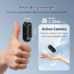 FHD Action Mini Camera – Waterproof Sports Cam with Helmet Mount