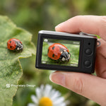 Mini Thumb Video Recorder – 1080P HD Portable Camera with IPS Screen & 16X Zoom