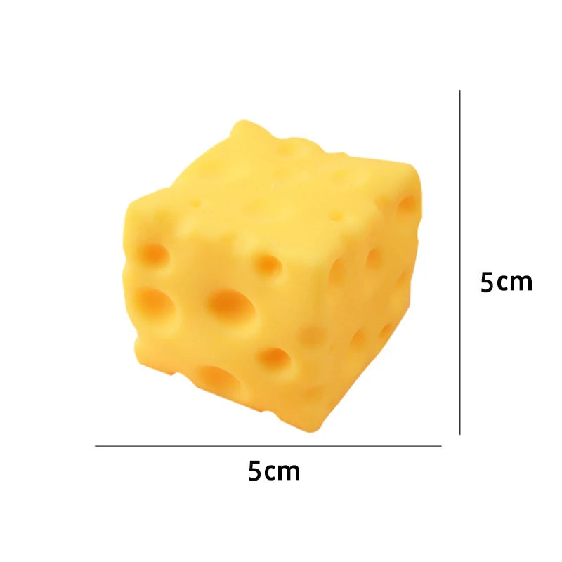 Cheese Squeeze Fidget Toy – Slow Rebound Stress Relief Squishy