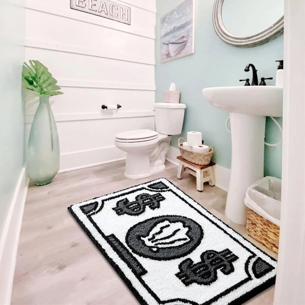 SpongeBob Coin Pattern Rug – Non-Slip Floor Mat